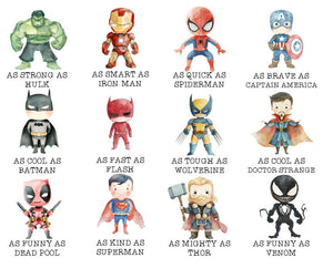 Personalised Superhero Bookmark