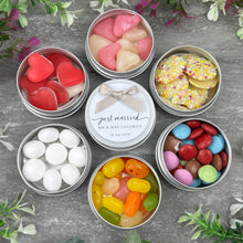 Load image into Gallery viewer, Wedding Sweet Tins with Bow - 43 Bow Colours!
