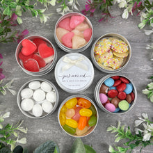 Load image into Gallery viewer, Wedding Sweet Tins with Bow - 43 Bow Colours!
