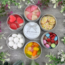 Load image into Gallery viewer, Wedding Sweet Tins with Bow - 43 Bow Colours!
