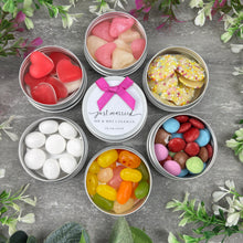 Load image into Gallery viewer, Wedding Sweet Tins with Bow - 43 Bow Colours!

