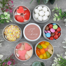 Load image into Gallery viewer, Personalised Wedding Sweet Tins-The Persnickety Co
