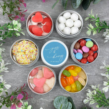 Load image into Gallery viewer, Personalised Wedding Sweet Tins
