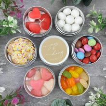 Load image into Gallery viewer, Personalised Wedding Sweet Tins
