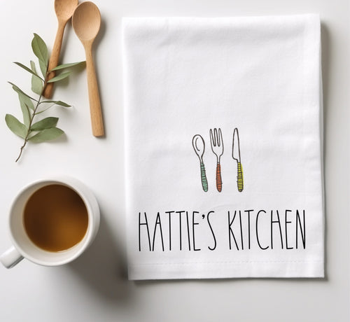 Personalised Name Tea Towel-The Persnickety Co