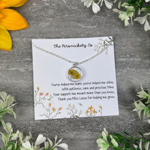 Load image into Gallery viewer, Personalised Teacher Necklace Gift
