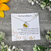 Load image into Gallery viewer, Personalised Teacher Necklace Gift
