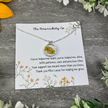 Load image into Gallery viewer, Personalised Teacher Necklace Gift
