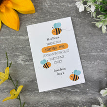 Load image into Gallery viewer, Personalised Teacher Sunflower Seed Packet Gift

