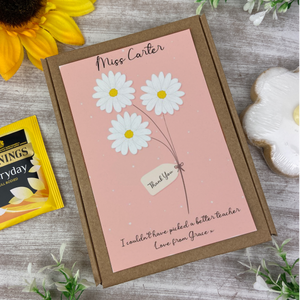 Personalised Teacher Tea & Biscuit Letterbox