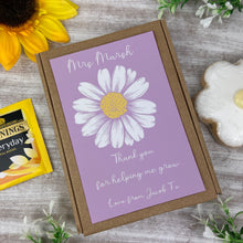 Load image into Gallery viewer, Personalised Teacher Tea &amp; Biscuit Letterbox
