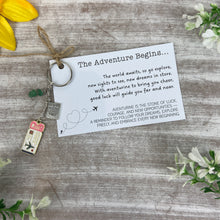 Load image into Gallery viewer, The Adventure Begins Keyring
