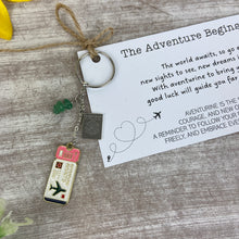 Load image into Gallery viewer, The Adventure Begins Keyring

