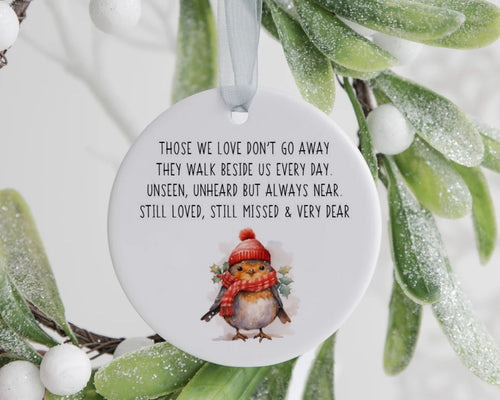 Robin Christmas Bauble-The Persnickety Co