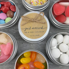 Load image into Gallery viewer, Wedding Sweet Tins with Twine-The Persnickety Co
