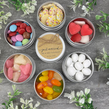 Load image into Gallery viewer, Wedding Sweet Tins with Twine
