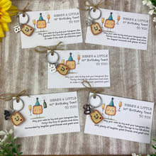 Load image into Gallery viewer, Birthday Toast Keyring

