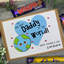 Load image into Gallery viewer, Personalised Father&#39;s Day Chocolate Gift Box - Best Daddy In The World-The Persnickety Co
