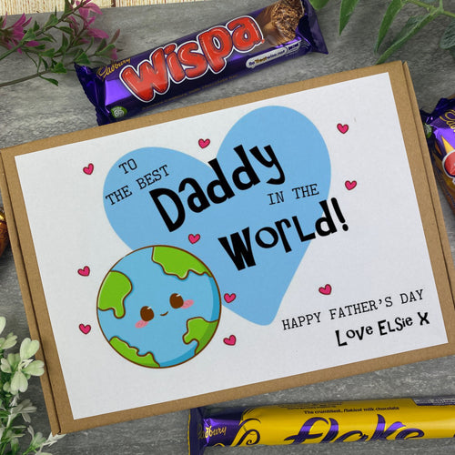 Personalised Father's Day Chocolate Gift Box - Best Daddy In The World-The Persnickety Co