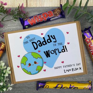 Personalised Father's Day Chocolate Gift Box - Best Daddy In The World