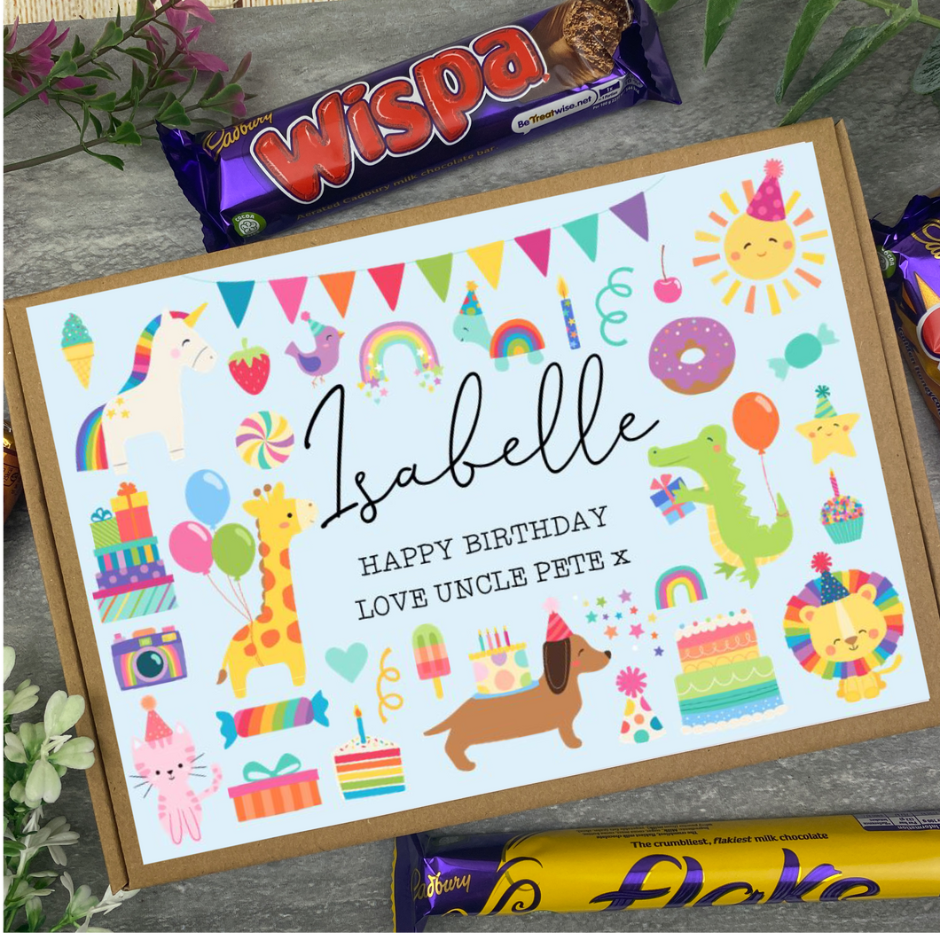 Personalised Cute Happy Birthday Letterbox Gift-The Persnickety Co