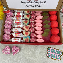 Load image into Gallery viewer, Personalised Valentine’s Sweet Box
