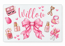 Load image into Gallery viewer, Glass Makeup Board Personalised
