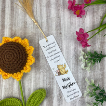 Load image into Gallery viewer, Personalised Teacher Bookmark

