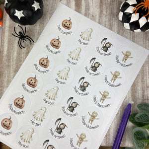 Spooky Halloween Stickers