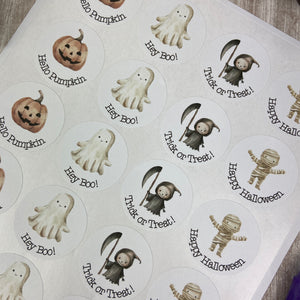 Spooky Halloween Stickers