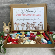 Load image into Gallery viewer, Personalised Christmas Festive Friends Sweet Box
