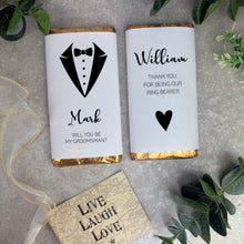 Load image into Gallery viewer, Personalised Wedding Chocolate Bar

