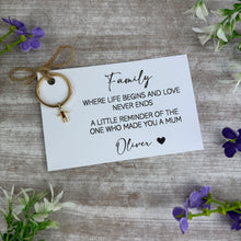 Load image into Gallery viewer, Personalised Mum Keyring
