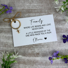 Load image into Gallery viewer, Personalised Mum Keyring
