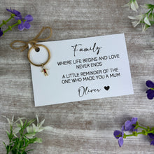 Load image into Gallery viewer, Personalised Mum Keyring
