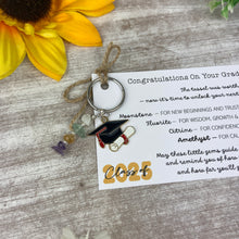 Load image into Gallery viewer, Graduation Crystal Keyring

