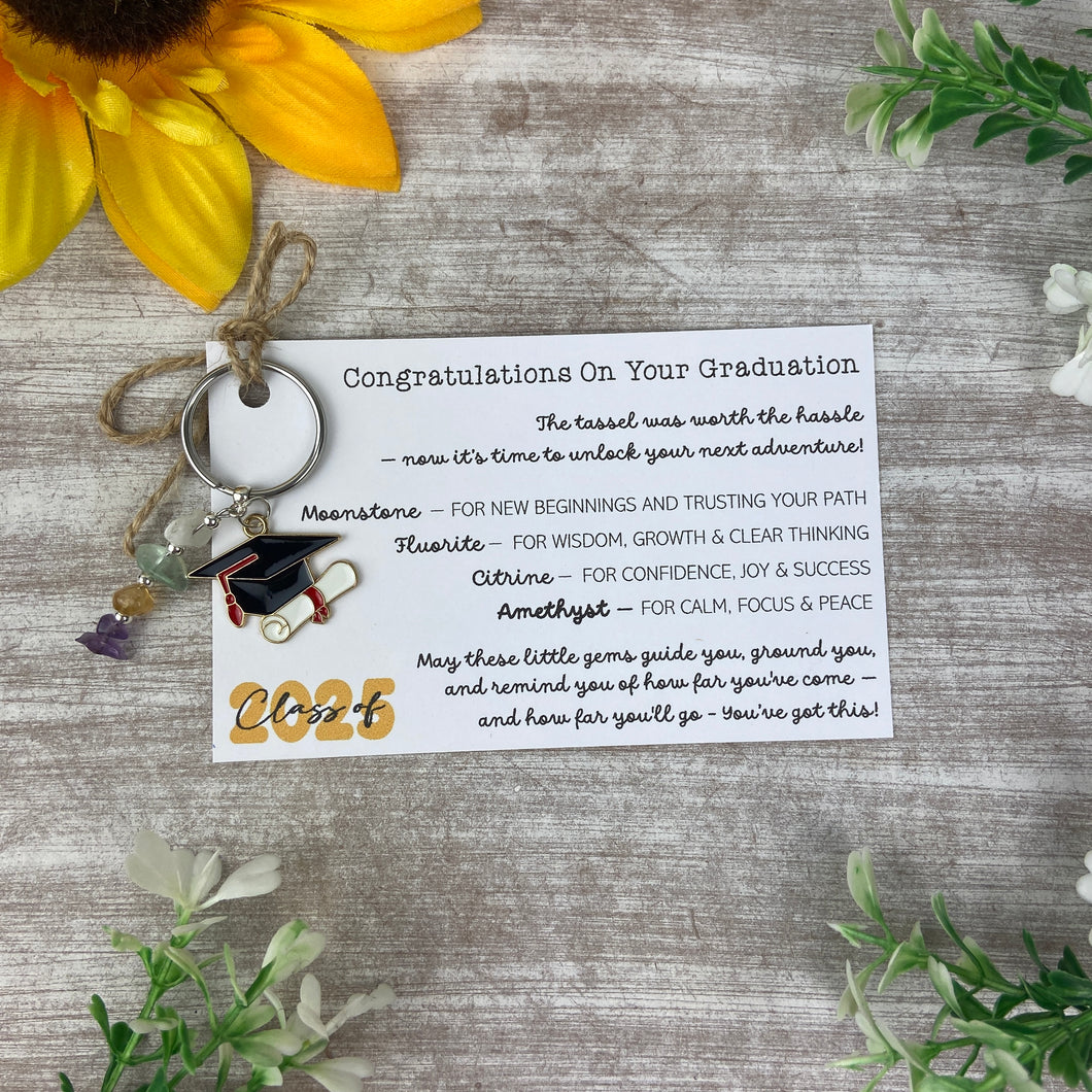 Graduation Crystal Keyring-The Persnickety Co