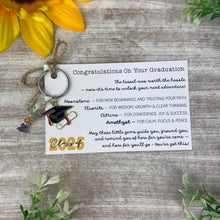 Load image into Gallery viewer, Graduation Crystal Keyring
