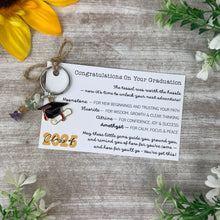 Load image into Gallery viewer, Graduation Crystal Keyring
