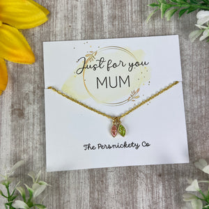 Just For You Mum - Birthstone Necklace