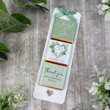 Load image into Gallery viewer, Personalised Sage Green Botanical Wedding Favours-The Persnickety Co
