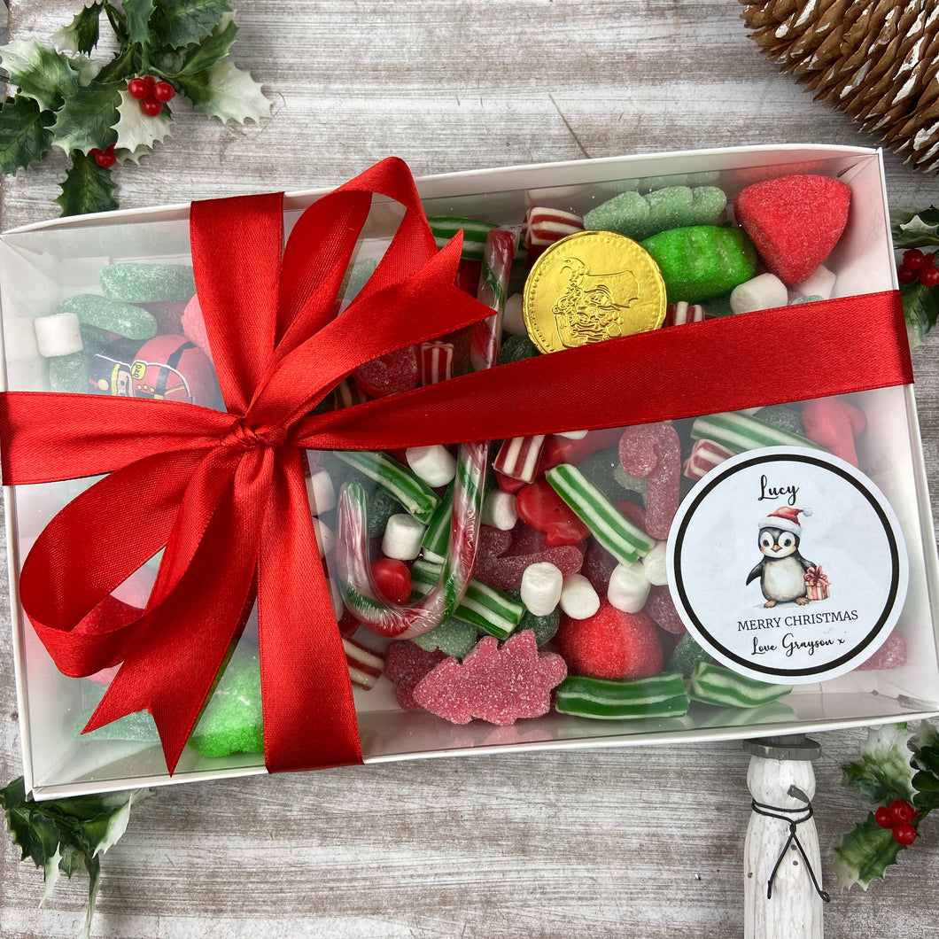 Personalised Christmas Luxury Sweet Box-The Persnickety Co