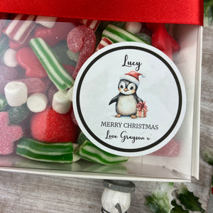 Personalised Christmas Luxury Sweet Box