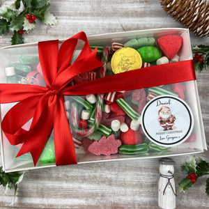 Personalised Christmas Luxury Sweet Box