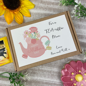 TEA-Riffic Mum Tea & Biscuit Box-The Persnickety Co