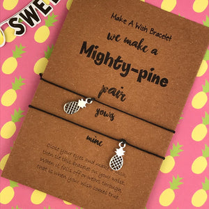 We Make A Mighty Pine Pair Wish Bracelets-5-The Persnickety Co