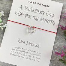 Load image into Gallery viewer, A Valentine&#39;s Wish For My Mummy - Wish Bracelet-7-The Persnickety Co
