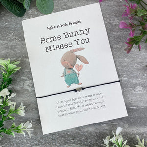 Some Bunny Misses You Make A Wish Bracelet-The Persnickety Co