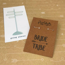 Load image into Gallery viewer, Bride Tribe Arrow Earrings-2-The Persnickety Co
