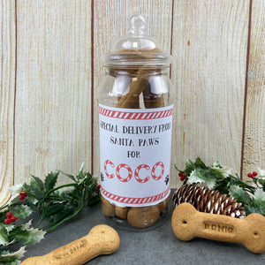 Dog Gift Personalised Treat Jar-The Persnickety Co